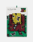 Baggu Go Pouch Set - Butterfly