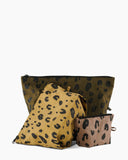 Baggu Go Pouch Set - Leopard