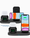 OCOMMO 3in1 Wireless Charger With Watch Charger Insert