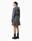 RAINS Curve Jacket - Charcoal