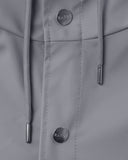 RAINS Curve Jacket - Charcoal