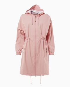 RAINS Long W Jacket - Coral