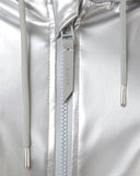 RAINS Long W Jacket - Silver