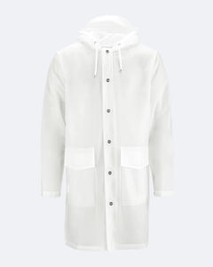 RAINS Transparent Hooded Coat - S/M