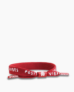 Rastaclat Single Lace Bracelet - Positive Vibes Red